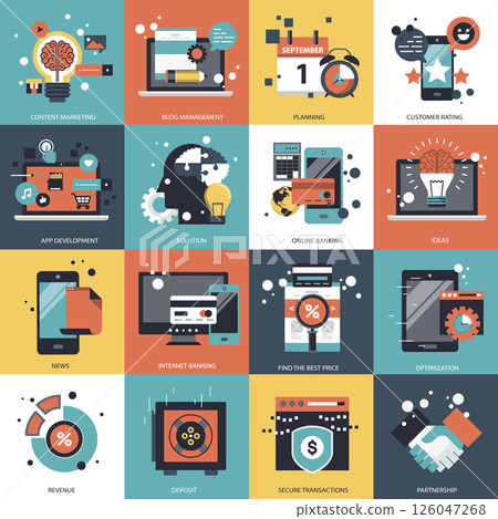 business, icon, marketing 126047268