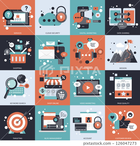 icon, set, vector 126047273
