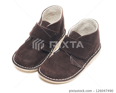 Suede baby shoes 126047490