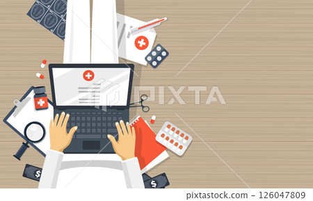 doctor, medical, vector 126047809