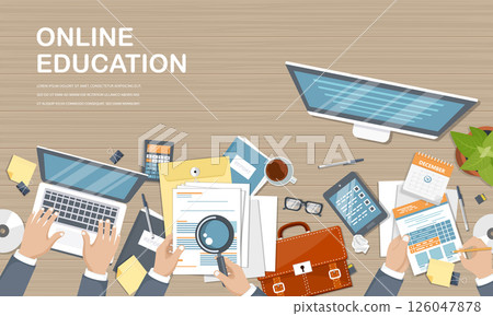 business, vector, workspace 126047878