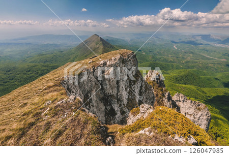 Suva Planina Mountain Range Panoramic landscape Suva Planina Mountain Range Panoramic landscape 126047985