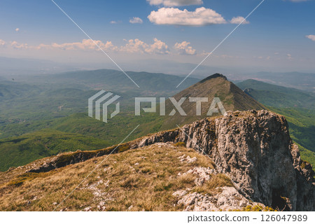 Landscape with Suva Planina Mountain Range Landscape with Suva Planina Mountain Range 126047989
