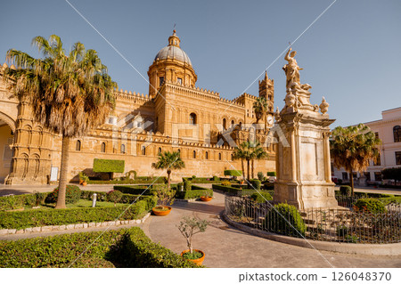 Palermo Cathedral in Golden Light 126048370
