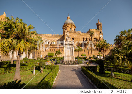 Palermo Cathedral in Golden Light 126048371