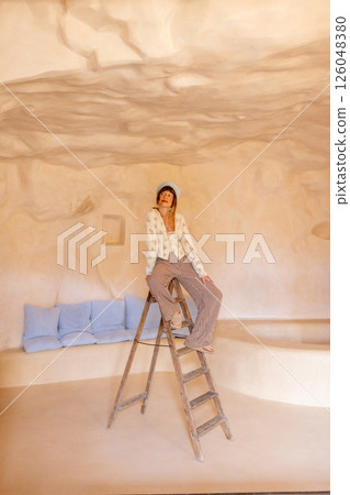 Dreamy moment in a Sicilian cave home Dreamy moment in a Sicilian cave home 126048380