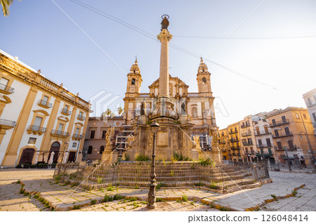 San Domenico Square and Church, Palermo San Domenico Square and Church, Palermo 126048414
