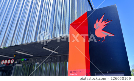 Warsaw, Poland. 26 April 2025. Logo of the technology company CD Projekt 126050169