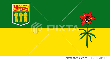 Saskatchewan Canada flag background illustration Saskatchewan Canada flag background illustration 126050513