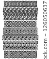 Celtic Knot Vector Borders Set 126050637