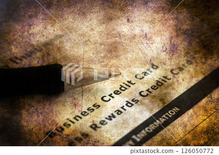 Business credit card application Business credit card application 126050772