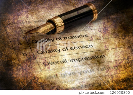 Quality survey form grunge concept 126050800