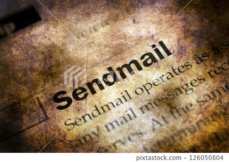 Send mail grunge concept 126050804
