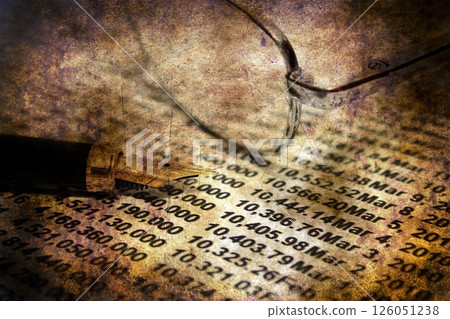 Financial report grunge concept Financial report grunge concept 126051238