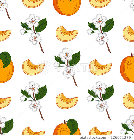 Seamless cute pattern. Pattern for textiles in hand draw style 126051279