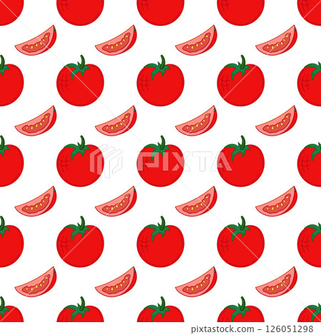 Pattern for textile or kitchen in hand draw style. Seamless pattern 126051298