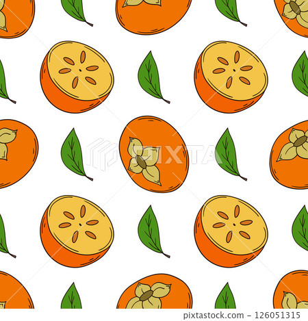 Pattern for textile or kitchen in hand draw style. Seamless pattern 126051315