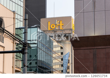梅田LOFT外觀、遠景、街景、高解析度 梅田LOFT外觀、遠景、街景、高解析度 126051734