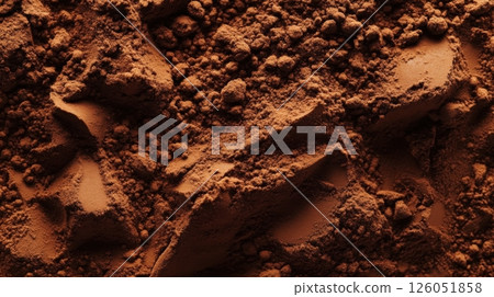Cocoa Powder Texture Abstract Background 126051858