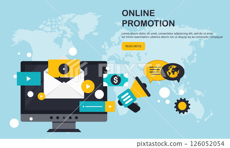 computer, laptop, vector 126052054