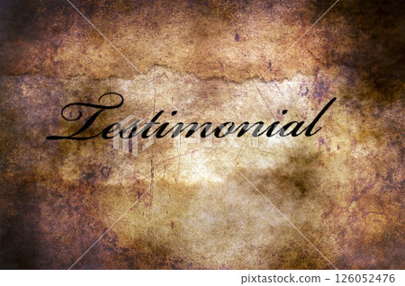 Testimonial text on grunge background Testimonial text on grunge background 126052476