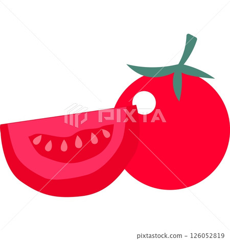 tomato vector vegan food and drink icon isolated on white tomato vector vegan food and drink icon isolated on white 126052819