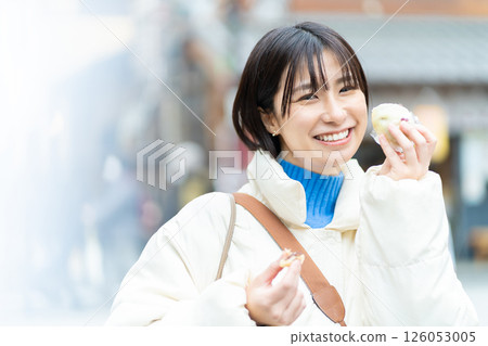 女人外出用餐與觀光 女人觀光 126053005