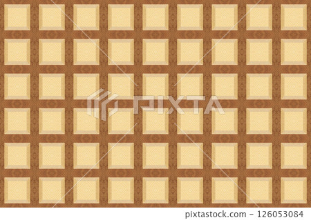 Wooden marquetry frame can be patterns created from the combination of pine wenge and walnut wood, wooden floor, parquet, cutting board Wooden marquetry frame can be patterns created from the combination of pine wenge and walnut wood, wooden floor, parquet, cutting board 126053084