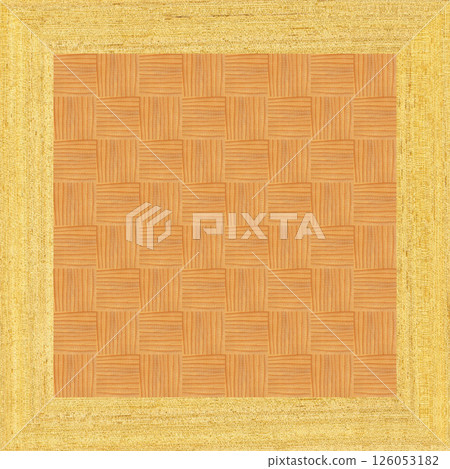 Wooden marquetry frame can be patterns created from the combination of pine wenge and walnut wood, wooden floor, parquet, cutting board 126053182