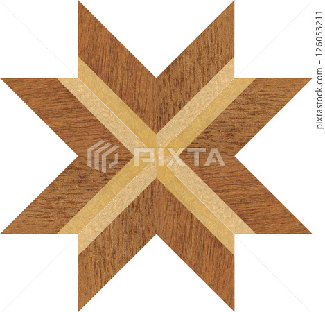 Wooden marquetry frame can be patterns created from the combination of pine wenge and walnut wood, wooden floor, parquet, cutting board Wooden marquetry frame can be patterns created from the combination of pine wenge and walnut wood, wooden floor, parquet, cutting board 126053211