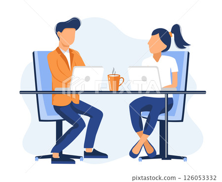hiring, interview, meeting 126053332