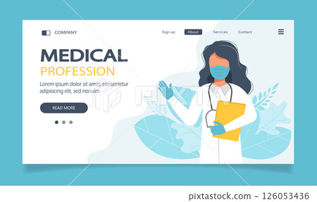 doctor, male, vector 126053436