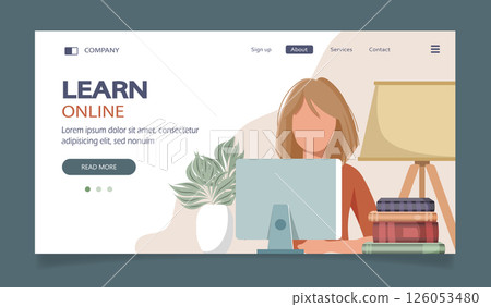 education, online, vector 126053480