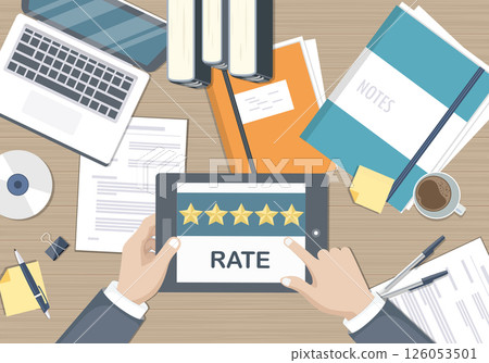 feedback, review, star 126053501