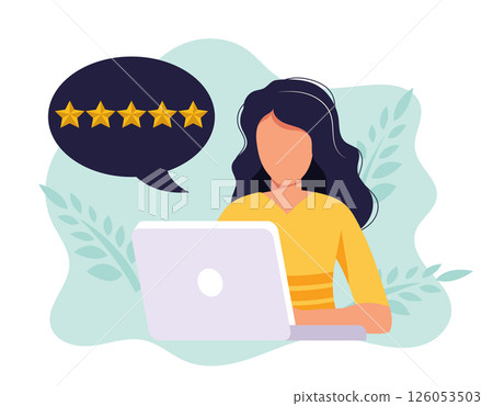 feedback, review, star 126053503