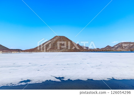 Lake Haruna and Mount Haruna, Takasaki City, Gunma Prefecture 126054296