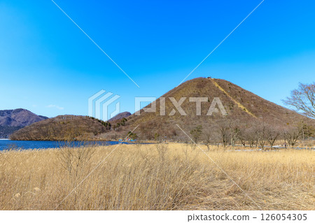 Lake Haruna and Mount Haruna, Takasaki City, Gunma Prefecture 126054305