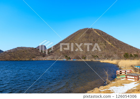 Lake Haruna and Mount Haruna, Takasaki City, Gunma Prefecture Lake Haruna and Mount Haruna, Takasaki City, Gunma Prefecture 126054306