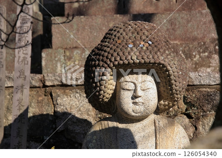 The end of the Edo period in Kyoto and the autumn leaves at Kurodani Konkai-Komyoji Temple, the site of the Afro Buddha 126054340