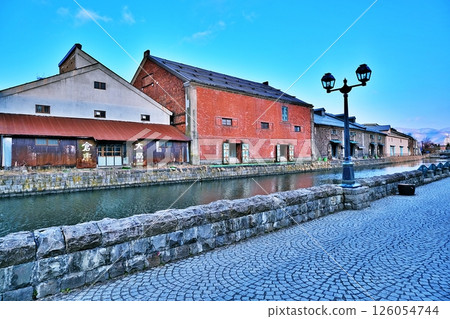 Scenery of Otaru Canal, Hokkaido 126054744