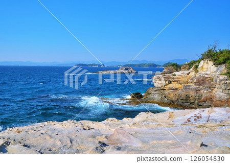 和歌山縣風景名勝千疊敷的風景 和歌山縣風景名勝千疊敷的風景 126054830