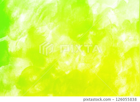 手繪蠟筆與水彩綠色背景 126055838