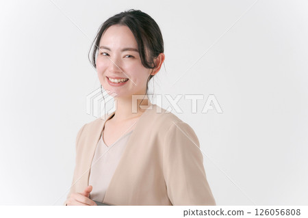 A woman in her 20s in a suit A woman in her 20s in a suit 126056808