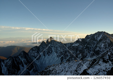 穗高山的日落美景 / 穗高山的日落美景 穗高山的日落美景 / 穗高山的日落美景 126057450