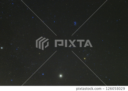 Autumn Starry Sky: Hyades and Pleiades 126058029