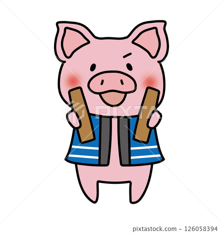 拿著拍板的豬 126058394