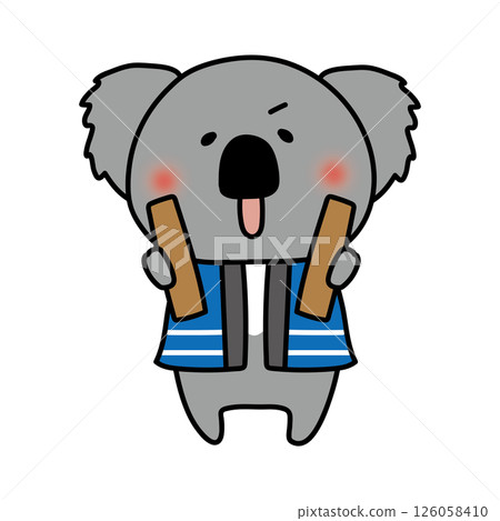 Koala holding a clapper 126058410