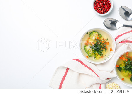 Vegetable soup, healthy nutrition and healthy lifestyle Vegetable soup, healthy nutrition and healthy lifestyle 126059329