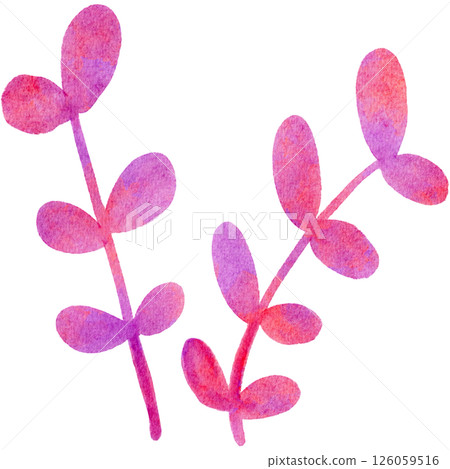 Colorful coral sea watercolor illustration Colorful coral sea watercolor illustration 126059516
