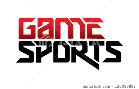 letter game sport design vector 126059892
